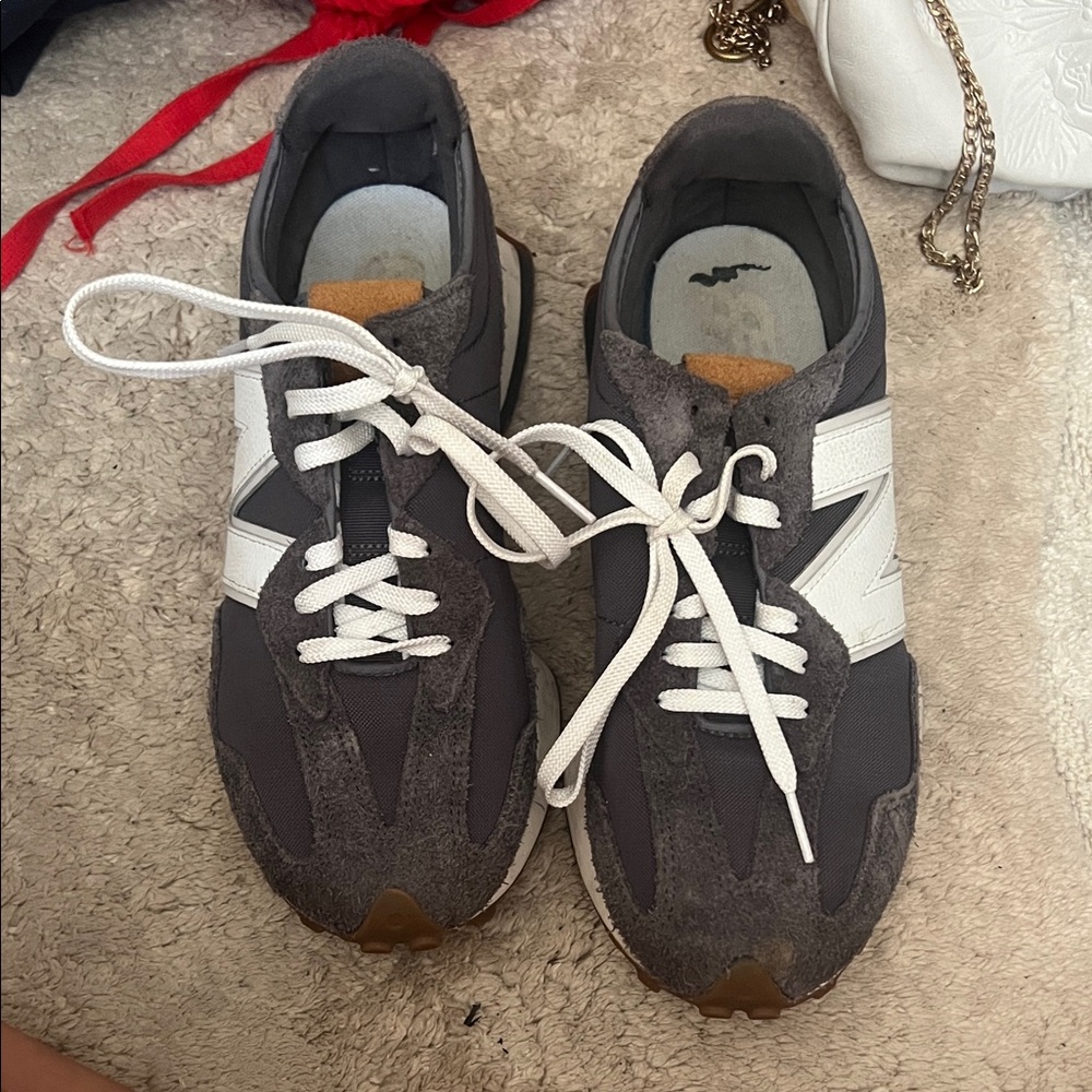 New Balance Gray and White Women's Sneakers